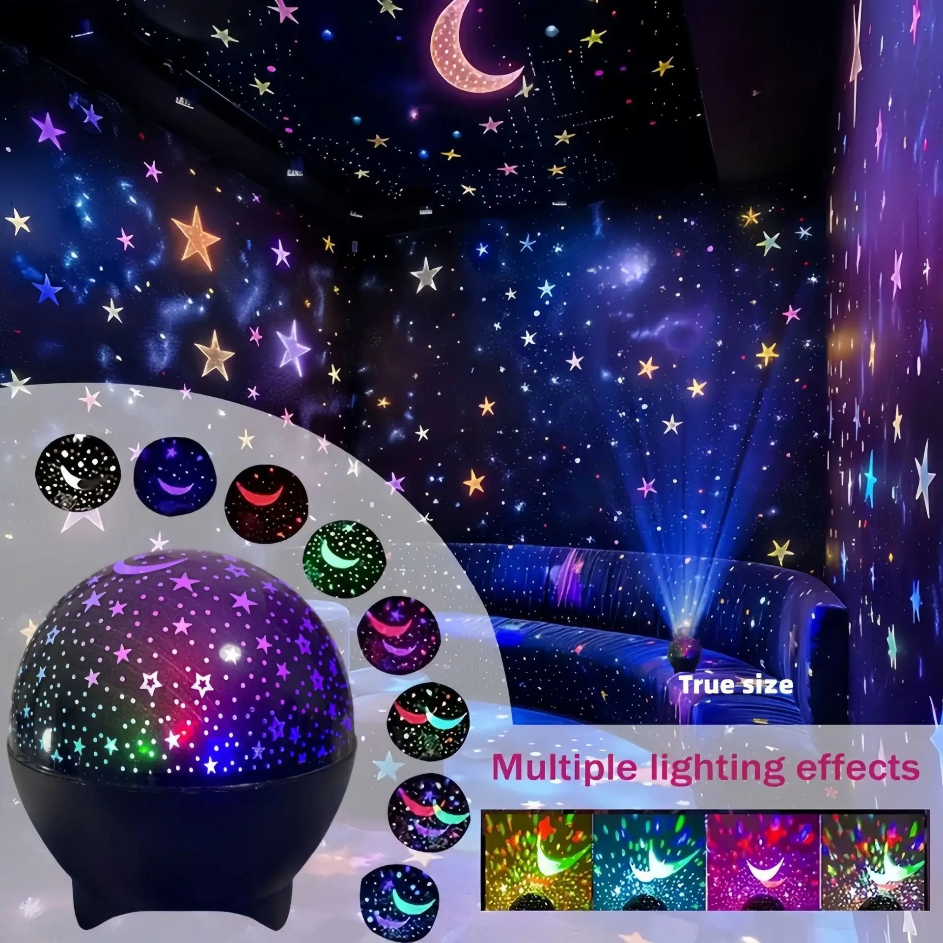 Galaxy Star Projector Night Light ⭐
