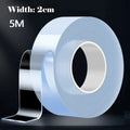 Nano Grip Double-Sided Reusable Tape – Strong, Washable & Waterproof